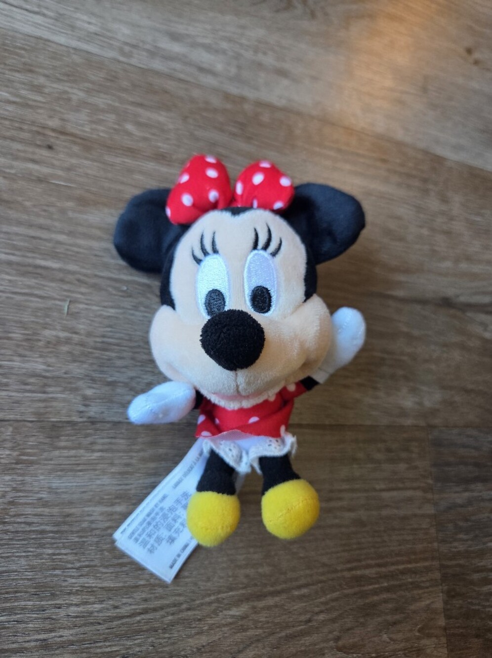 Disney Parks Minnie Mouse Small Plush Magnetic Hands Stuffed Animal Toy